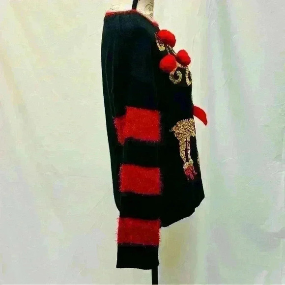 Holiday Time Sequin Christmas Sweater size Small - Picture 8 of 14